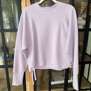 Sweaty Betty Sand Wash CloudWeight Sweatshirt crewneck prism lavender purple
